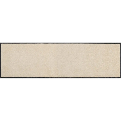  Wash+dry Minimatte Champagner Mit Rand Schuhablage Stufenmatte Waschbare Fußmatte, Größe:35 X 120 Cm