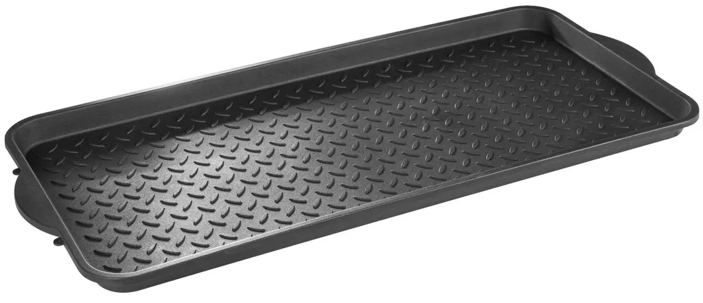  WALSER Mehrzweckwanne Safetray, Universale Kofferraumwanne, Kunststoffwanne, Auffangwanne, Schuhwanne, Ölwanne Small 77x35x3 Cm Schwarz 28100
