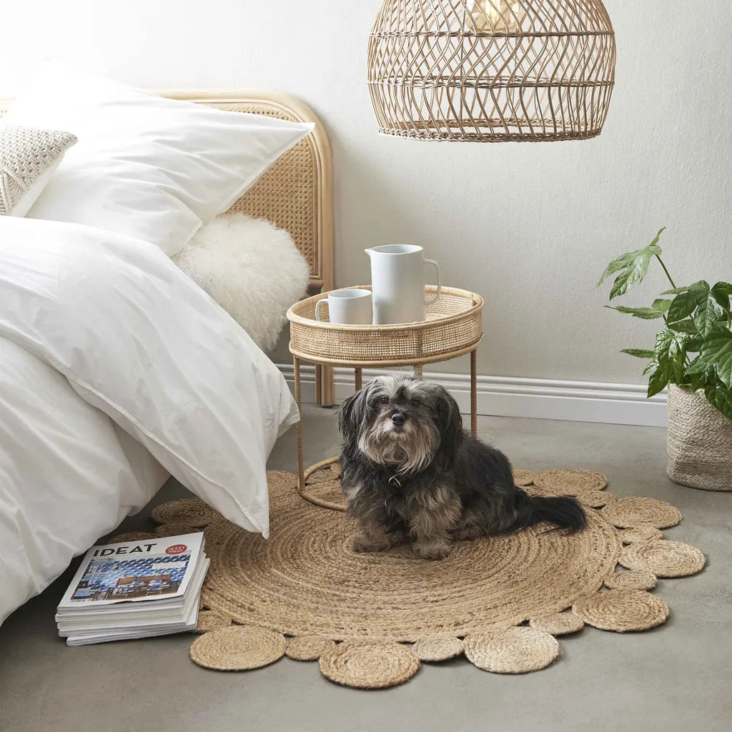  BUTLERS ALL NATURE Hanf-Teppich Ø110cm