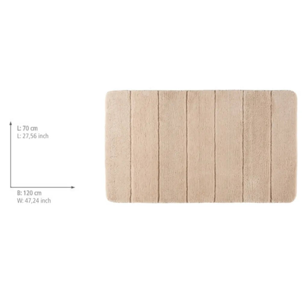 Wenko Badteppich Steps Sand, 70 X 120 Cm