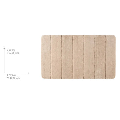 Wenko Badteppich Steps Sand, 70 X 120 Cm