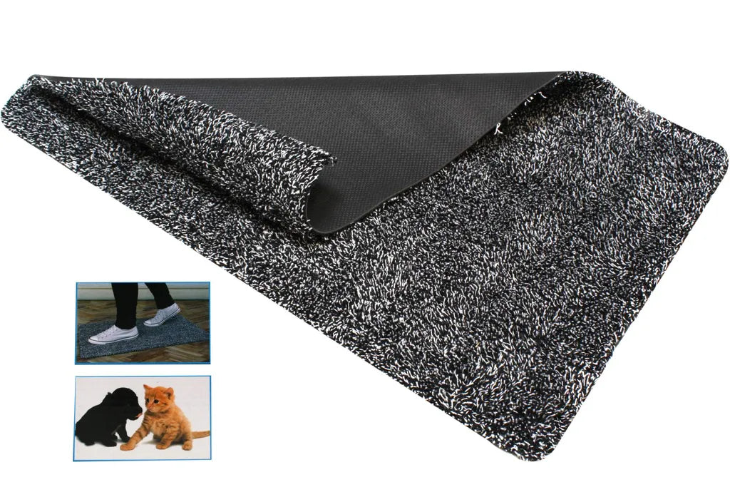  Magic Clean Schmutzfangmatte Fußmatte 70 Cm Schwarz-Weiss