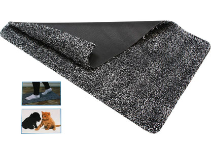  Magic Clean Schmutzfangmatte Fußmatte 70 Cm Schwarz-Weiss