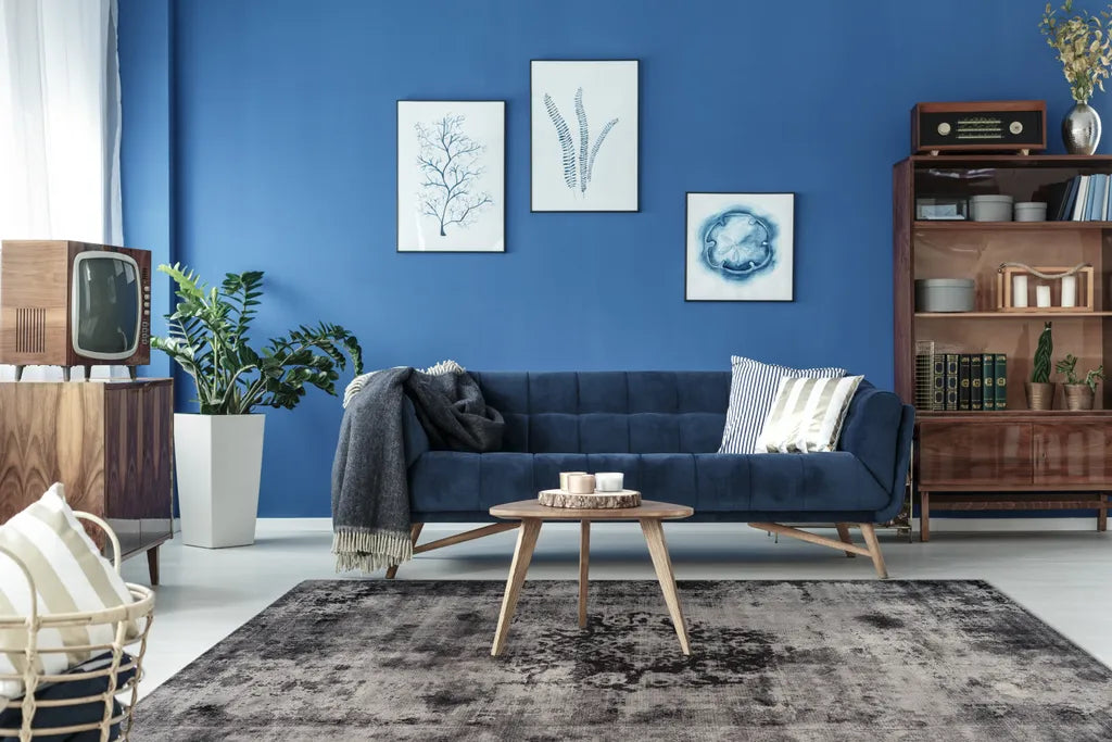  Kayoom - Kurzflor Teppich Vintage 8403 Grau Grösse: 200cm X 290cm