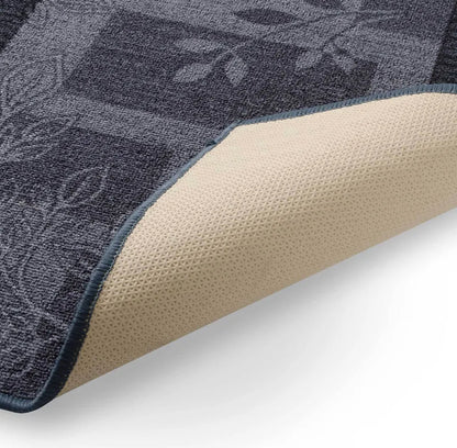  Teppich-Läufer Auf Maß Gekettelt Akzent Grau Breite: 80 Cm, Länge: 200 Cm