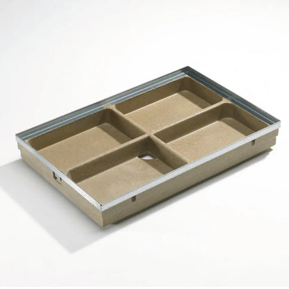  ACO 75x50x2cm Schuhabstreifer Gummimatte ALU Fußmatte Türmatte Sauberlaufmatte Eingangsmatte
