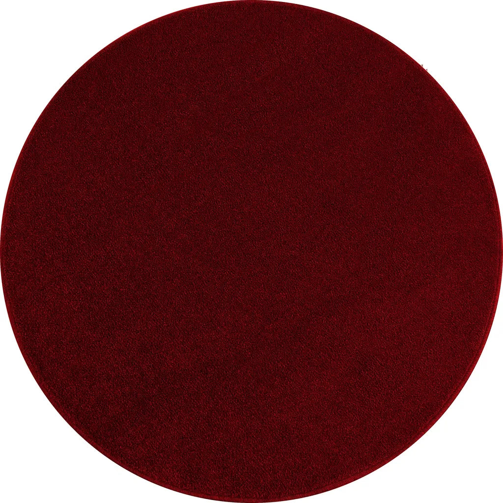  Wohnzimmerteppich,einfarbig Gabbeh Optik,kurzflor,fachflor,Farbe:Rot, Farbe:ROT, Grösse:200 Cm X 290 Cm
