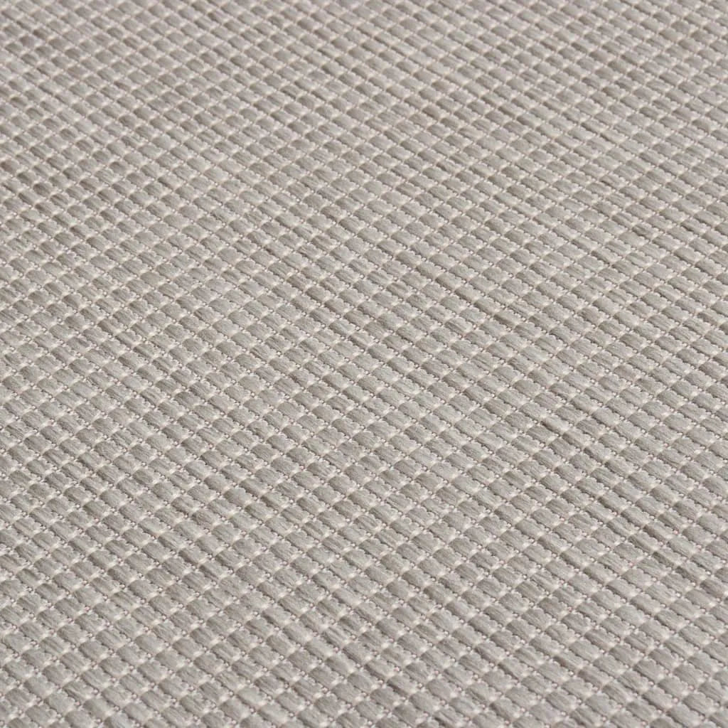  VidaXL Outdoor-Teppich Flachgewebe 100x200 Cm Taupe