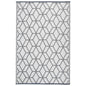  Esschert Design Outdoor-Teppich 180x121 Cm Grau Und Weiß OC25