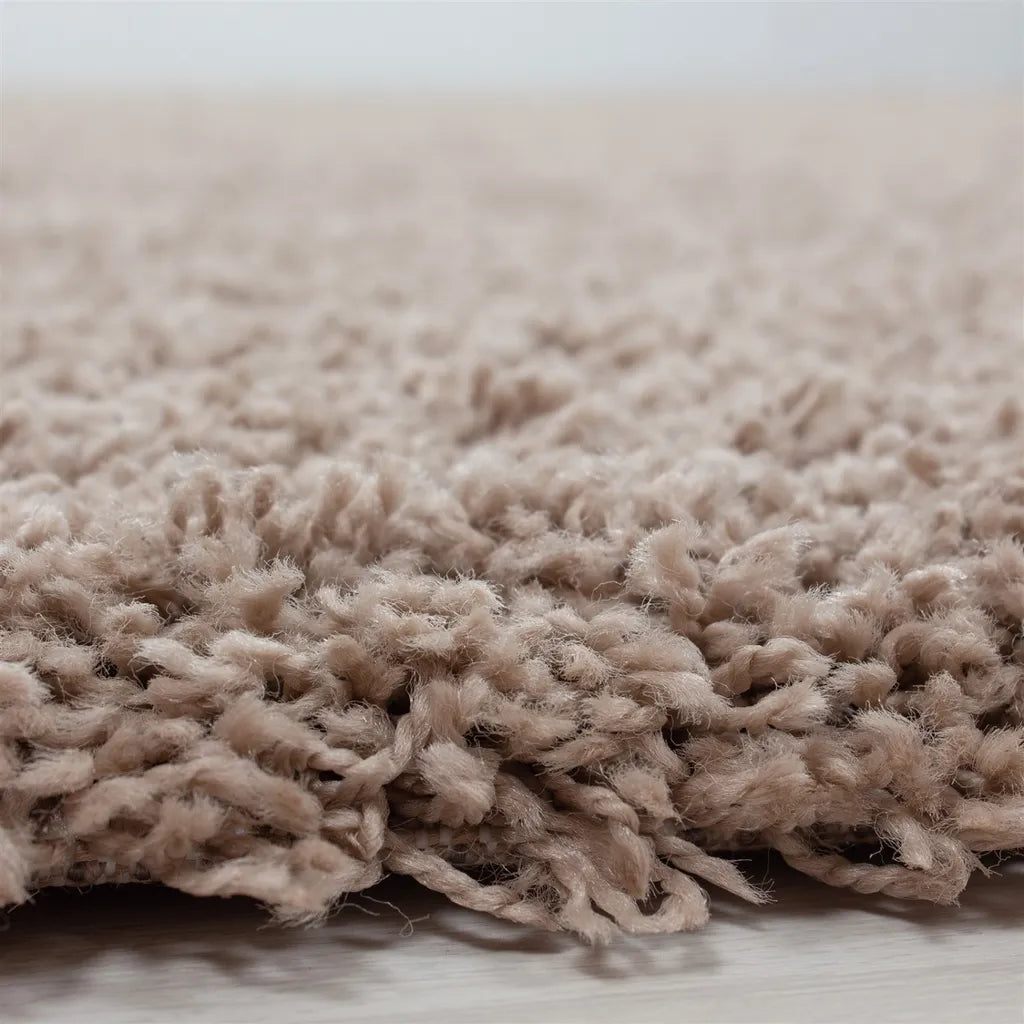  Wunderschöne DREAM Shaggy Teppich Hochflor Langflor Wohnzimmer Rund / Viereck, Größe:160 X 230 Cm, Farbe:Beige