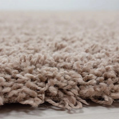  Wunderschöne DREAM Shaggy Teppich Hochflor Langflor Wohnzimmer Rund / Viereck, Größe:160 X 230 Cm, Farbe:Beige