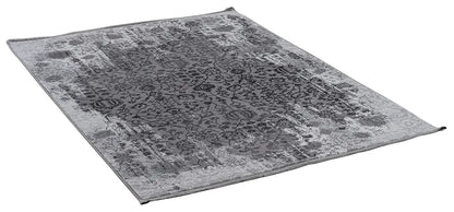  Merinos Granada Teppich Grau Mit Fransen- Grey 33370 120 X 170