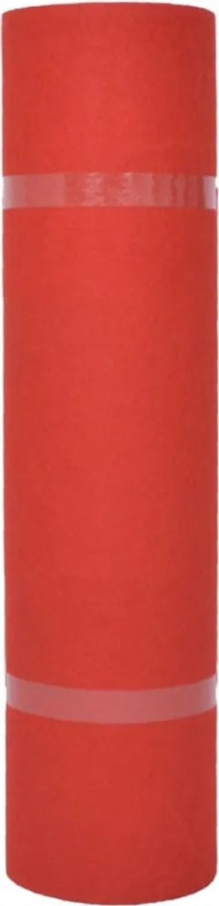  VidaXL Messeteppich Glatt 1,2x12 M Rot