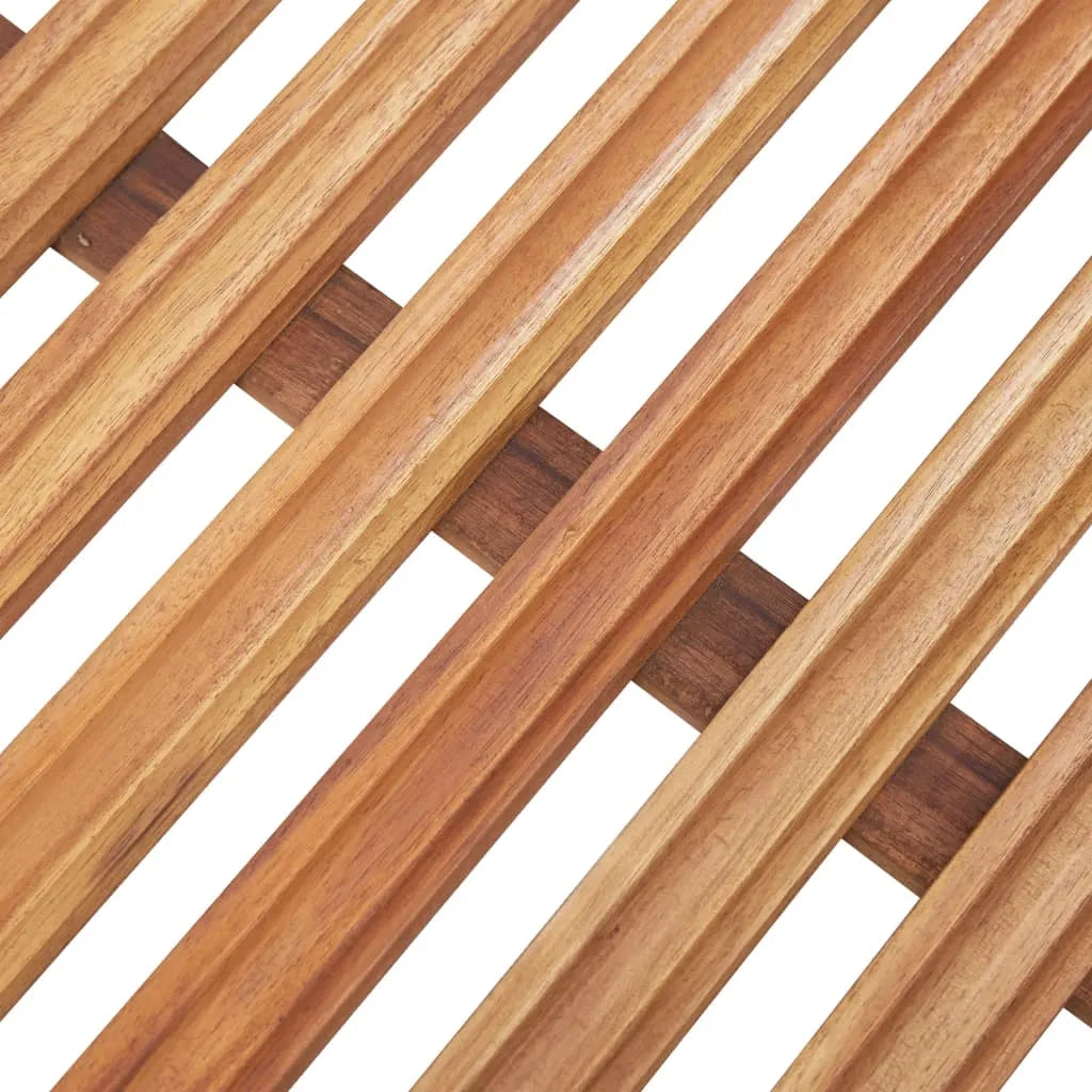  VidaXL Badematten 2 Stk. Massivholz Akazie 56 X 37 Cm