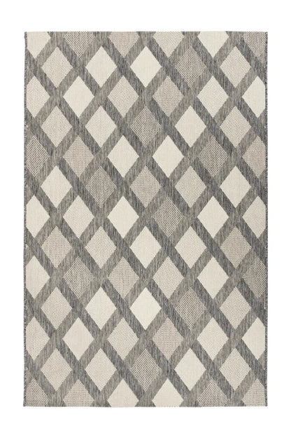  Kayoom - Kurzflor Teppich Splash 800 Creme Grösse: 200cm X 290cm