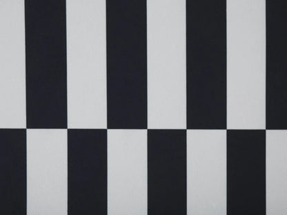  Teppich Läufer Schwarz / Weiß Stoff 60 X 200 Cm Rechteckig Mit Streifenmuster Geometrisch Rutschfest Modern Vorleger Flur Küche Schlafzimmer