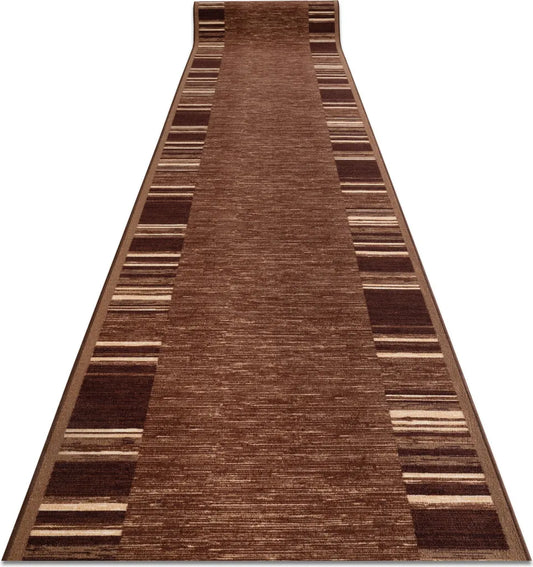  Läufer Antirutsch ADAGIO Braun 100x200 Cm Braun