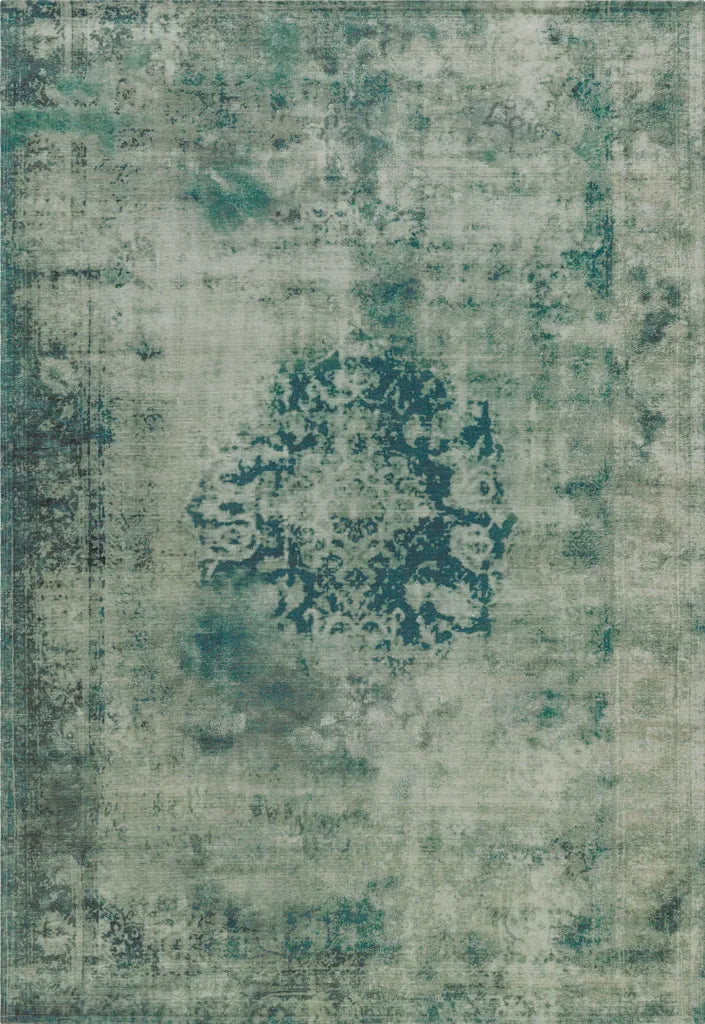  Kayoom - Kurzflor Teppich Vintage 8403 Grün Grösse: 140cm X 200cm