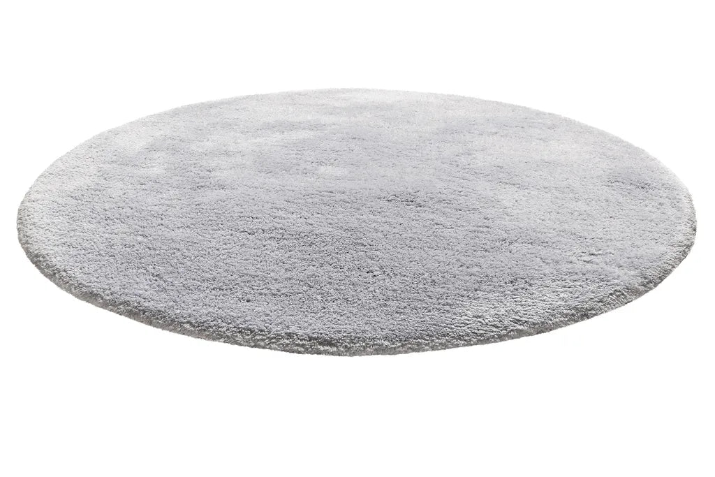  Homie Living - Badteppich - Porto Azzurro - Grau - 90 Cm Rund