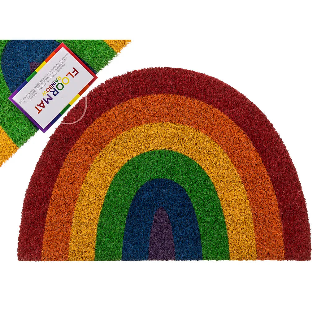  Fußmatte, Pride, Halbrund, Ca60x40cm, Mit Headercard Zum Aufhängen
