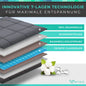  Comodo Gewichtsdecke Kinder - Therapiedecke 3,2kg - 104x152 Cm - Weighted Blanket - 100% Baumwolle - Für Stressabbau & Angstzustände - Mit Tasche