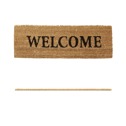  Relaxdays Fußmatte Schmal WELCOME