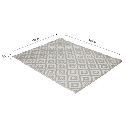  Outdoor-Teppich,ca. 200x0,5x150 Cm Beige