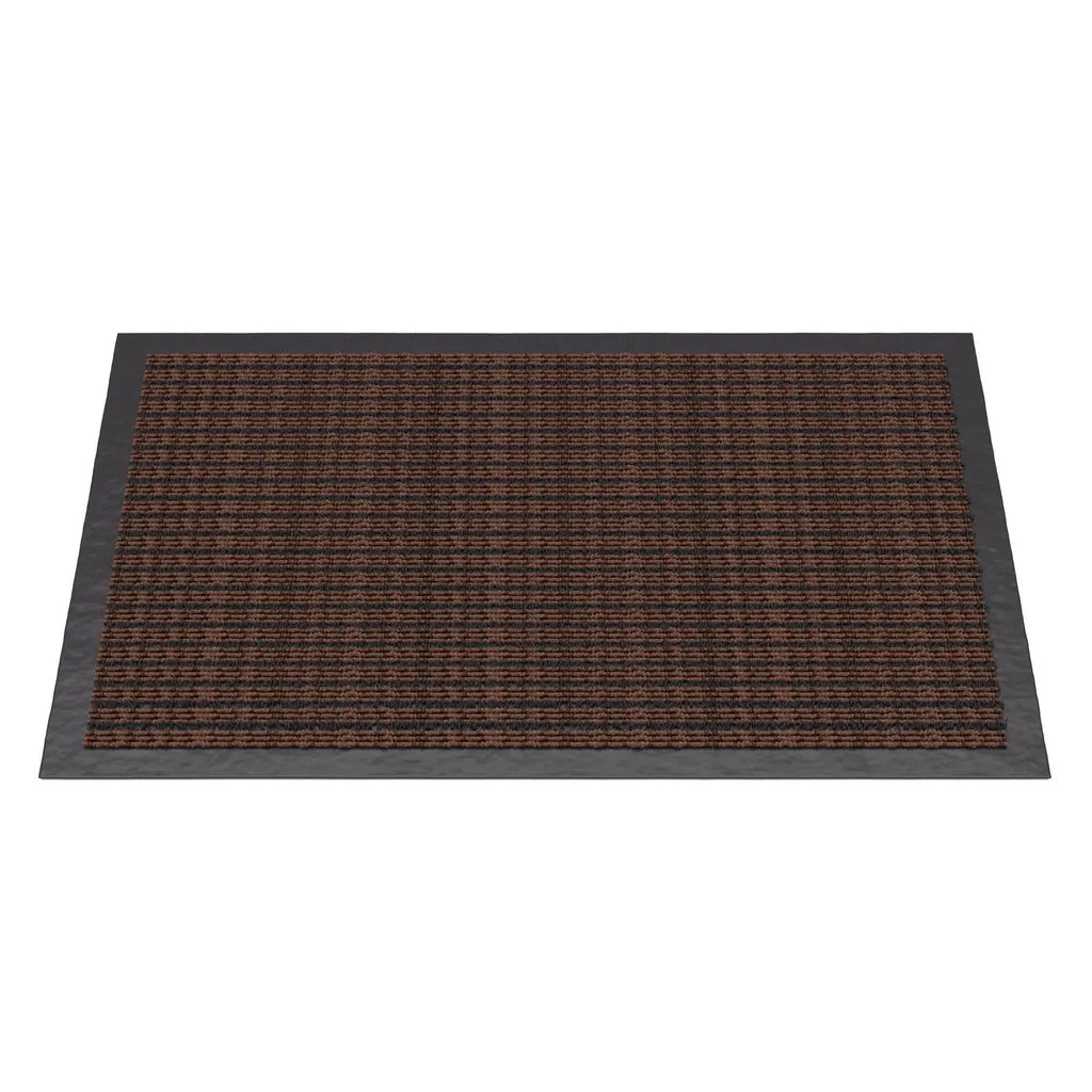  WEST & EAST Schmutzfangmatte - Braun-Schwarz 60 X 90 Cm - Fußabtreter - Sauberlaufmatte - Fußmatte - Bodenmatte - Türmatte - Fussmatte Innen Und Außen - Für Eingangsbereich - Rutschfest -Waschbar