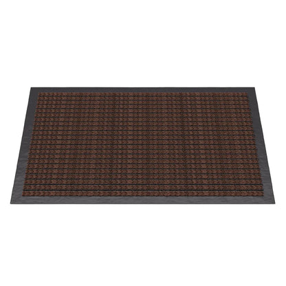  WEST & EAST Schmutzfangmatte - Braun-Schwarz 60 X 90 Cm - Fußabtreter - Sauberlaufmatte - Fußmatte - Bodenmatte - Türmatte - Fussmatte Innen Und Außen - Für Eingangsbereich - Rutschfest -Waschbar