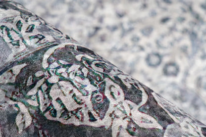  Kayoom - Kurzflor Teppich Rhodin 1025 Grau Grösse: 160cm X 230cm