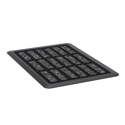  Fußmatte Außen Grau 53 X 73 Cm, Schuhabstreifer Aus Thermoplastic Elastomer (TPE), Fußabtreter Außen, Schmutzfangmatte Außenbereich, Fussmatte Aussenbereich, Türmatte Außen, Fußabstreifer Hauseingang