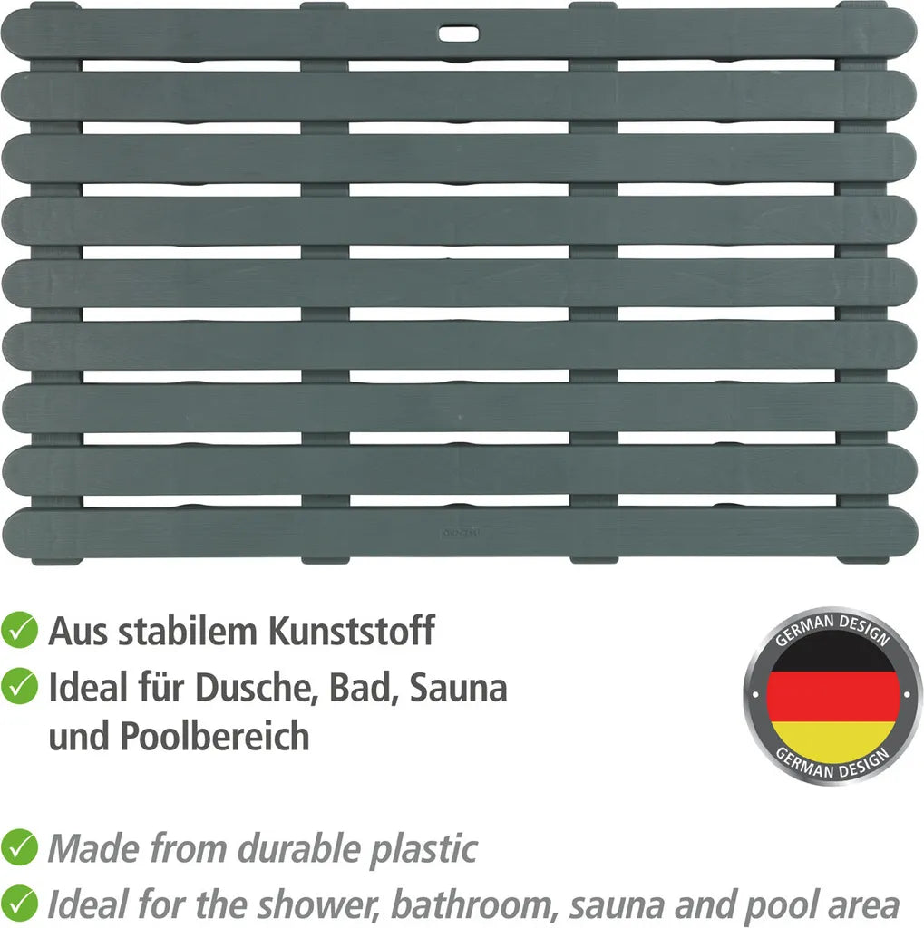 Wenko Badematte Indoor & Outdoor Grau, 50 X 80 Cm
