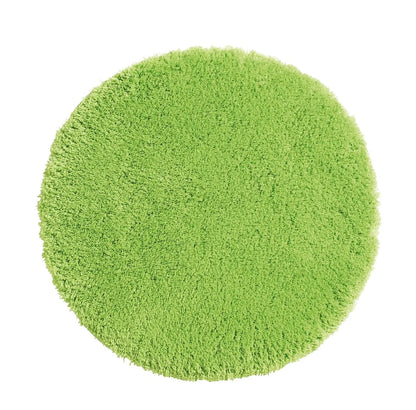  PANA® Flauschige Hochflor Badematte - Versch. Größen, Formen & Farben, Farbe:Grün, Größe:rund 90cm