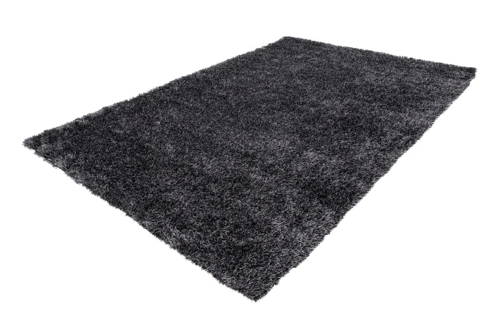  Kayoom - Hochflor Teppich Diamond 700 Anthrazit Grösse: 160cm X 230cm
