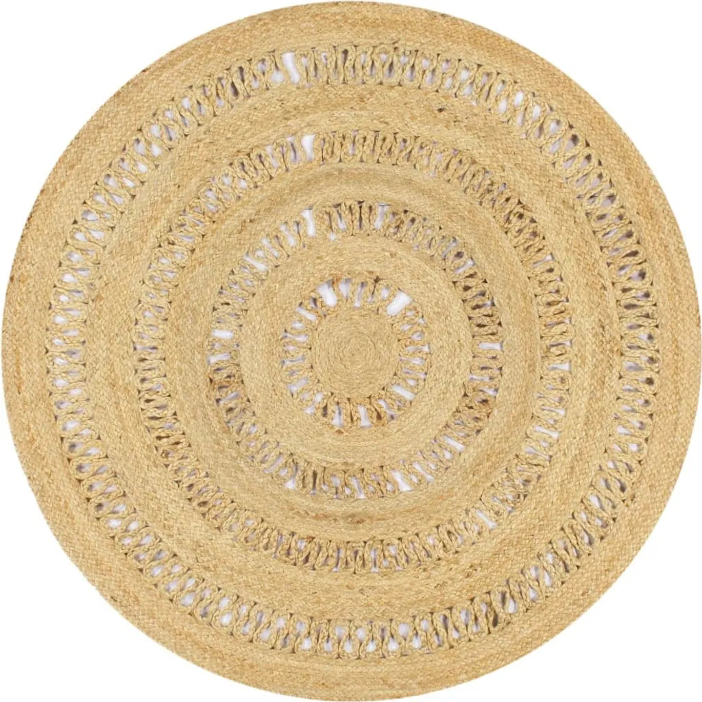  VidaXL Teppich Handgefertigt Jute Geflochten 120 Cm