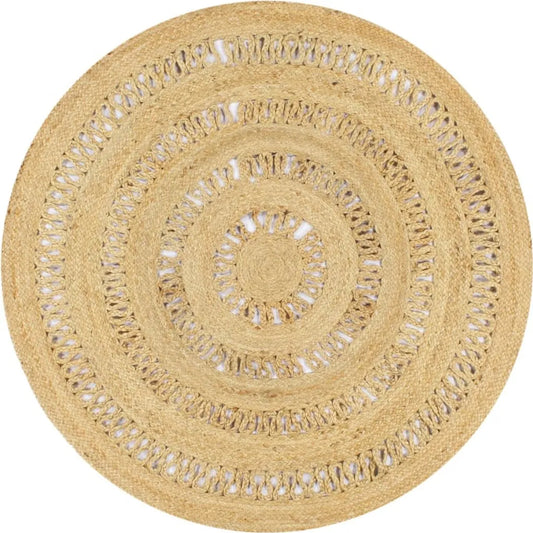  VidaXL Teppich Handgefertigt Jute Geflochten 120 Cm