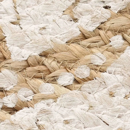  VidaXL Teppich Jute Geflochten Bedruckt 180 Cm Rund