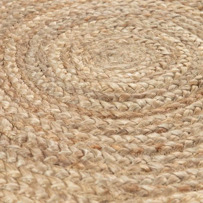  Mrcarpet Jute Teppich Rund Natur 240 Cm