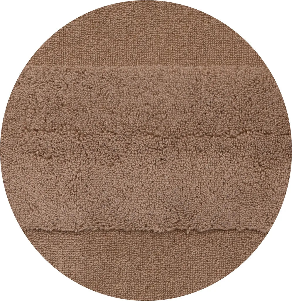  Betz 2er Pack Badvorleger Größe 50x70 Cm 100% Baumwolle Badematte Badteppich Duschvorlage DELUXE Qualität 680 G/m² Farbe - Mokka