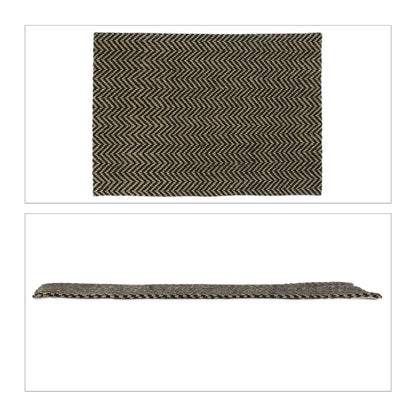  Relaxdays Jute Fußmatte Mit Muster
