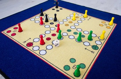 Schmidt Spiele 'Mensch ärger Dich Nicht' Teppich Mit Figuren