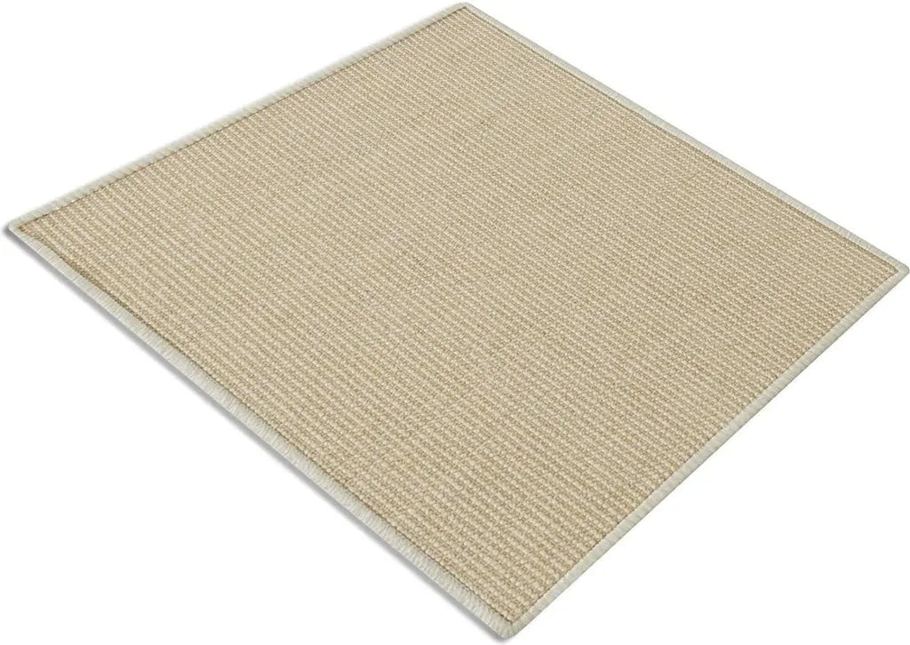  Sisal-Kratzteppich Für Katzen Widerstandsfähig Viele Farben & Größen 100 X 100 Cm Ivory