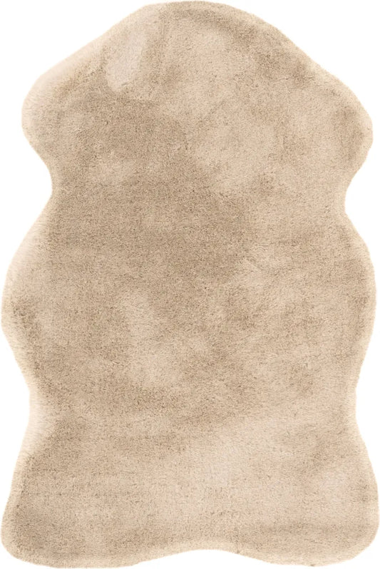  Kayoom - Hochflor Teppich Rabbit Light Sheepskin 825 Elfenbein Grösse: 60cm X 90cm