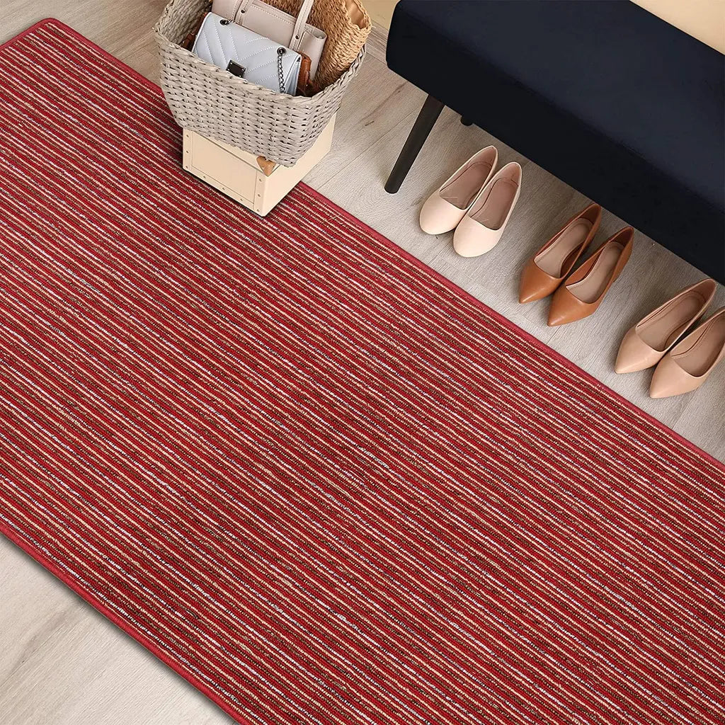  Teppich-Läufer Auf Maß Trier Rot Breite: 67 Cm, Länge: 400 Cm