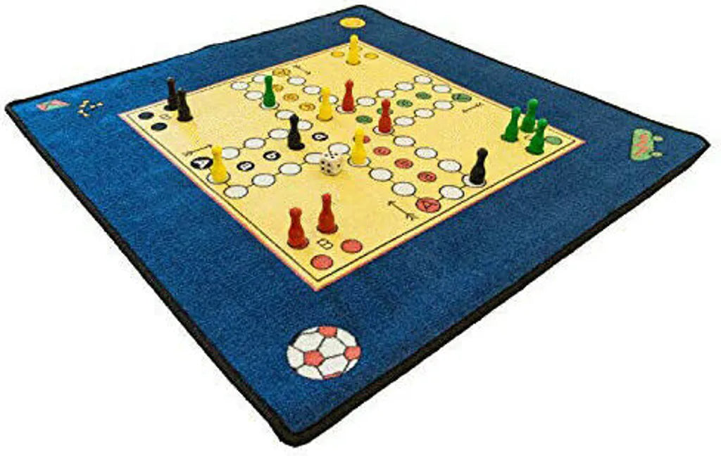 Schmidt Spiele 'Mensch ärger Dich Nicht' Teppich Mit Figuren