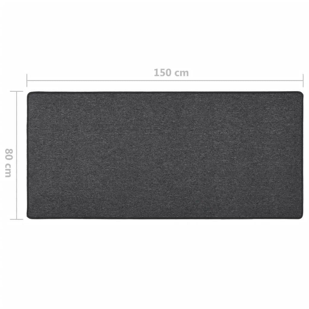  VidaXL Teppichläufer Anthrazit 80x150 Cm