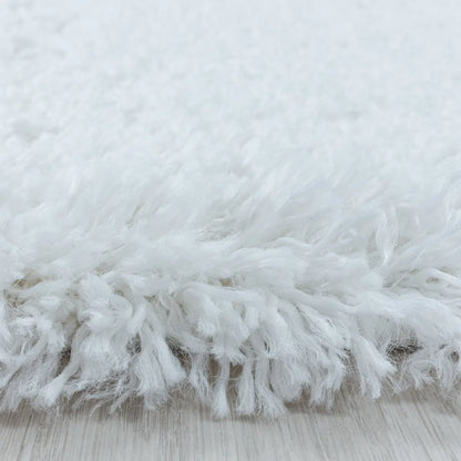  Schlafzimmerteppich,Bettumrandung,3Teilig,hochflor Shaggy,Weich,Farbe:Weiss, Farbe:WEISS, Grösse:2 X 60x110 Cm + 1 X 80x150 Cm