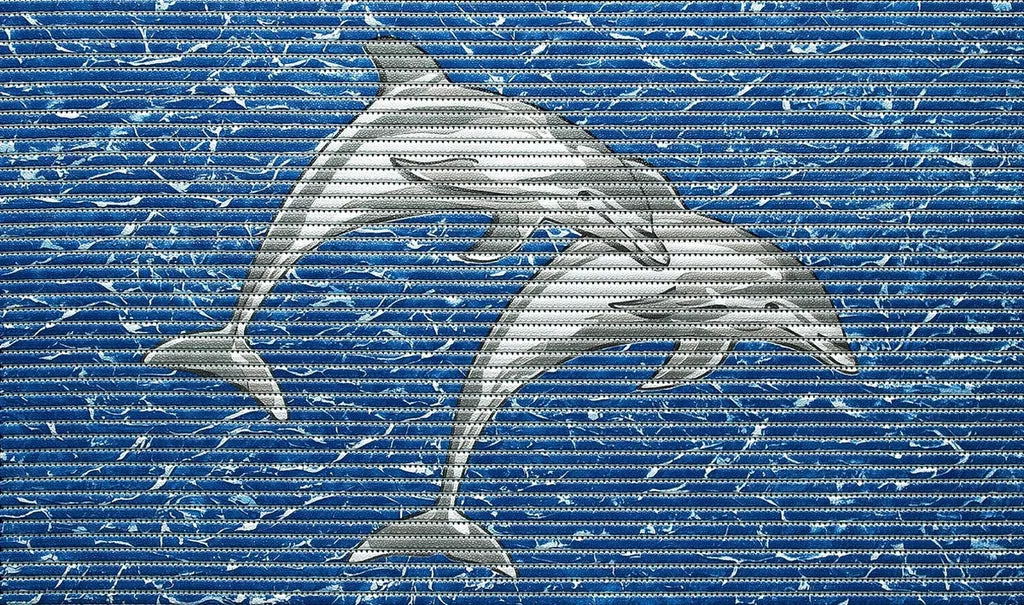  Friedola Badmatte Delfin Ca. 44cm X 80cm Weichschaum Motivmatte