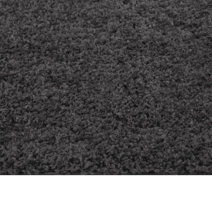  VidaXL Teppich Shaggy Hochflor Anthrazit 80x150 Cm