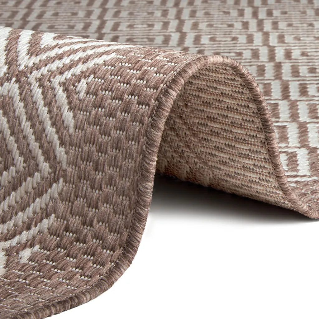  In- Und Outdoor Teppich Jakarta, Farben:beige/creme, Größe:80x150 Cm